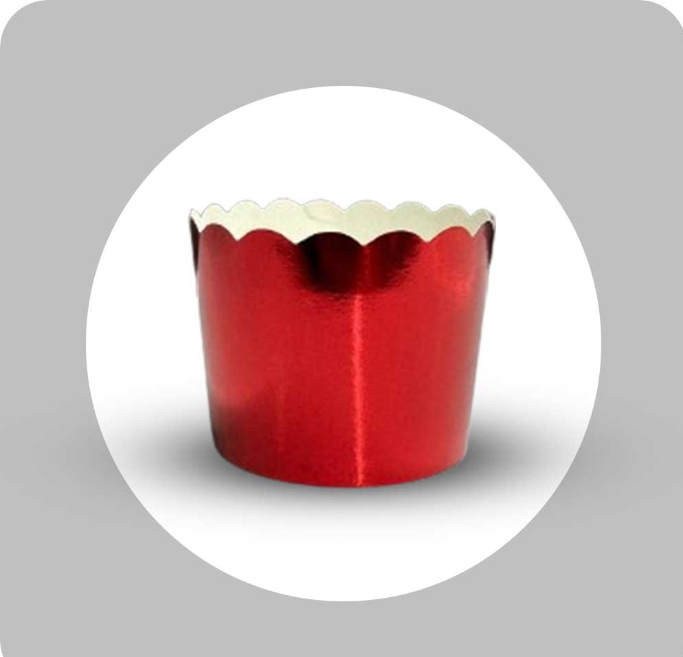 کاپ کیک لیزری قرمز 10 عددی