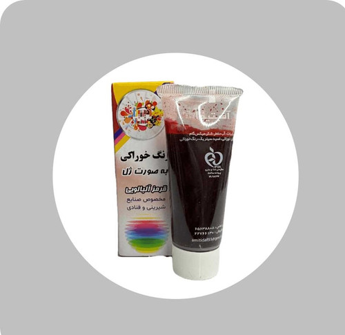 رنگ تیوپی قرمز