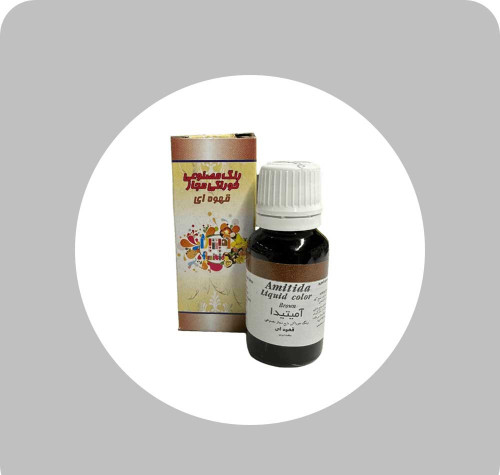 رنگ قطره ای کوچک قهوه ای