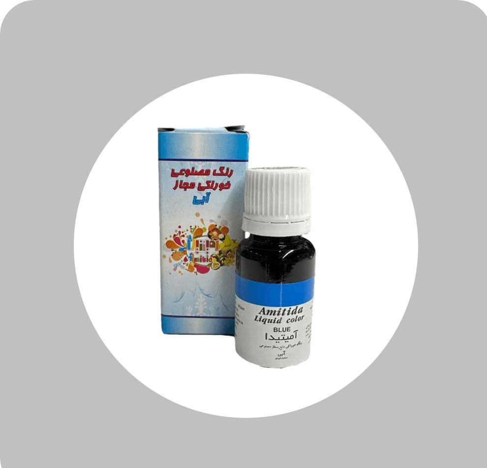 رنگ قطره ای کوچک ابی