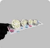 کاتر فشاری گل مینا 4عددی